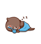 Go！ Go！Otter kun（個別スタンプ：11）