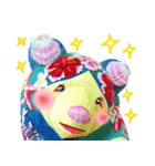 木彫りの恋熊（こいくま）ちゃん（個別スタンプ：2）
