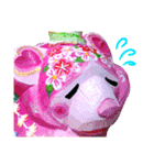 木彫りの恋熊（こいくま）ちゃん（個別スタンプ：5）