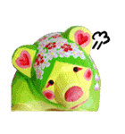 木彫りの恋熊（こいくま）ちゃん（個別スタンプ：6）