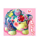 木彫りの恋熊（こいくま）ちゃん（個別スタンプ：17）