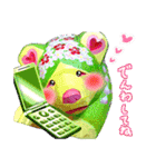 木彫りの恋熊（こいくま）ちゃん（個別スタンプ：21）