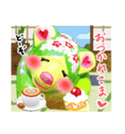 木彫りの恋熊（こいくま）ちゃん（個別スタンプ：36）