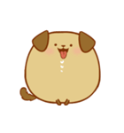 Chubby Brown Dog（個別スタンプ：1）