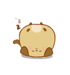 Chubby Brown Dog（個別スタンプ：2）