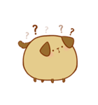 Chubby Brown Dog（個別スタンプ：4）