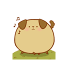 Chubby Brown Dog（個別スタンプ：8）
