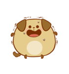 Chubby Brown Dog（個別スタンプ：26）