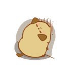 Chubby Brown Dog（個別スタンプ：35）