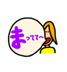 つぶやく女の子（個別スタンプ：32）