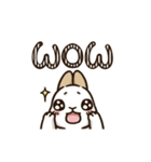 Rabbit with Mask -Move it up（個別スタンプ：5）
