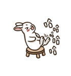Rabbit with Mask -Move it up（個別スタンプ：8）