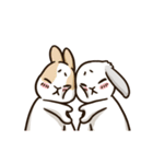 Rabbit with Mask -Move it up（個別スタンプ：19）