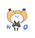 パンになりたいパンダ（個別スタンプ：19）