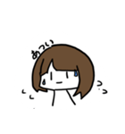 無表嬢ちゃん（個別スタンプ：3）