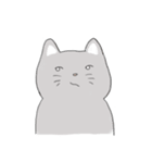 The cat is expressionless（個別スタンプ：1）