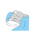 The cat is expressionless（個別スタンプ：25）
