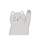 The cat is expressionless（個別スタンプ：26）