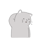 The cat is expressionless（個別スタンプ：27）