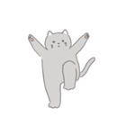 The cat is expressionless（個別スタンプ：28）