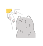 The cat is expressionless（個別スタンプ：30）