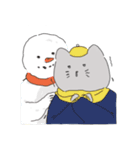 The cat is expressionless（個別スタンプ：31）