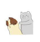 The cat is expressionless（個別スタンプ：35）