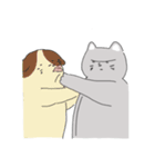 The cat is expressionless（個別スタンプ：36）