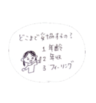 婚活してる人々へ（個別スタンプ：15）