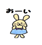 かわいい動物たちとお花たち（個別スタンプ：3）