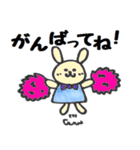 かわいい動物たちとお花たち（個別スタンプ：9）
