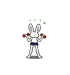 アクティブ系うさぎ（個別スタンプ：2）