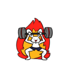 アクティブ系うさぎ（個別スタンプ：7）