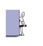 アクティブ系うさぎ（個別スタンプ：9）