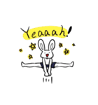 アクティブ系うさぎ（個別スタンプ：14）