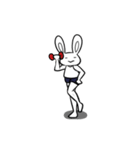 アクティブ系うさぎ（個別スタンプ：19）