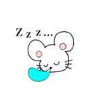 しろいねずみくん（個別スタンプ：7）