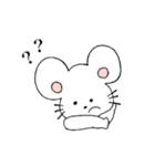 しろいねずみくん（個別スタンプ：10）