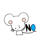 しろいねずみくん（個別スタンプ：19）