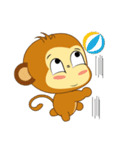 Always Having Fun Monkeys_4（個別スタンプ：5）