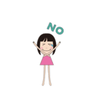 オカッパお嬢さん（個別スタンプ：2）
