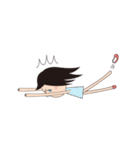 オカッパお嬢さん（個別スタンプ：20）