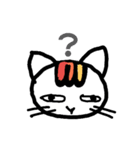 表情がとぼしいネコ（個別スタンプ：2）