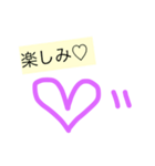 使える文字( ´͈ ᵕ `͈ )❤️待ち合わせ（個別スタンプ：4）