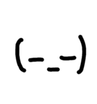 だって顔文字世代。（個別スタンプ：7）