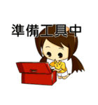 Funny Vicky Series-Office Worker（個別スタンプ：15）