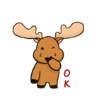MiTai Moose Morning to Night（個別スタンプ：8）