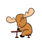 MiTai Moose Morning to Night（個別スタンプ：9）