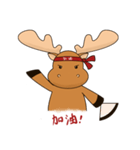 MiTai Moose Morning to Night（個別スタンプ：10）
