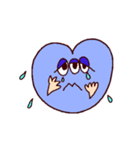 ハート顔（個別スタンプ：4）